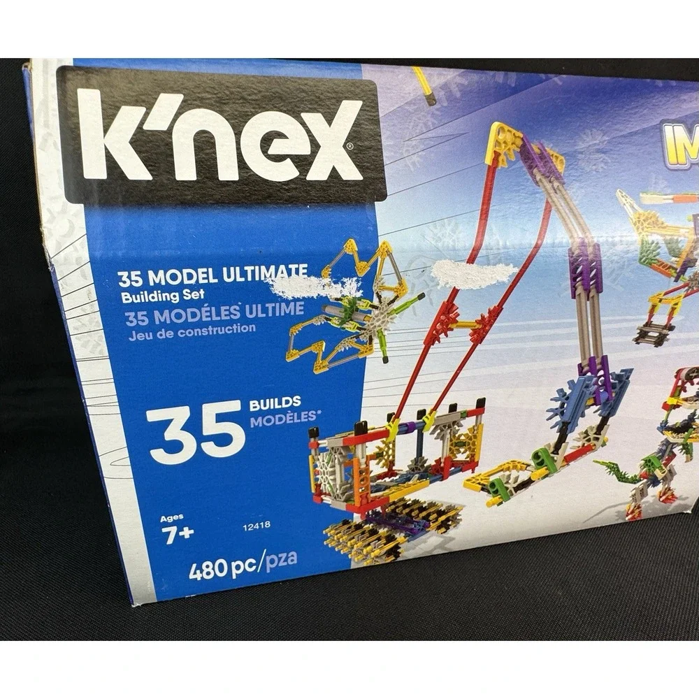 K'NEX Imagine 35 Model Building Set 480 Piece New In Package